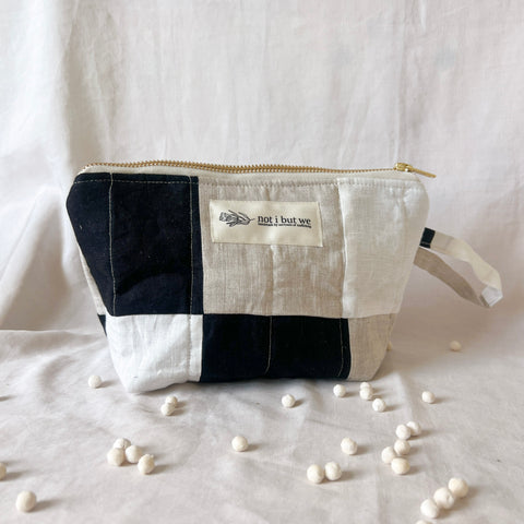 Quilted Cosmetic Pouch