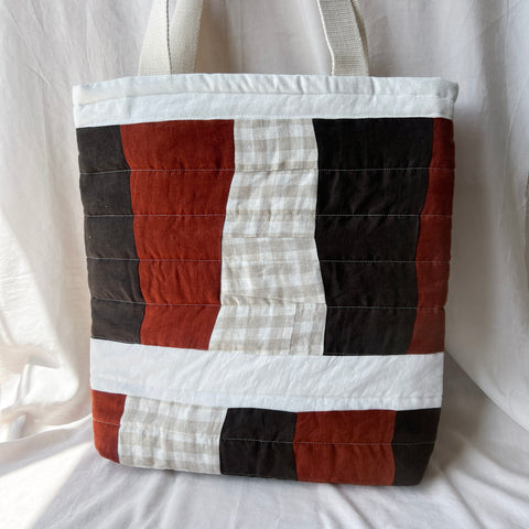 Patchwork Quilted Tote Bag