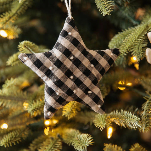 Quilted Star Ornament