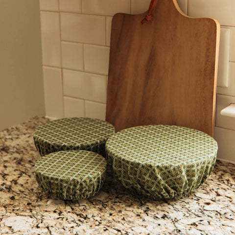 Holiday Reusable Cotton Bowl Covers