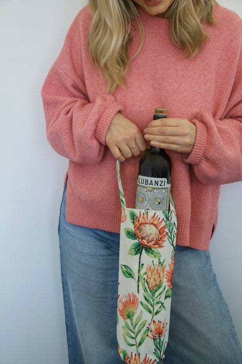 Protea Wine Bag