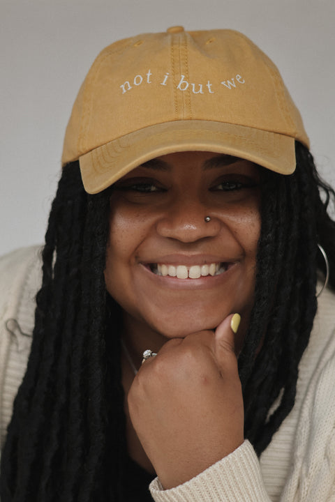 mustard wave baseball cap
