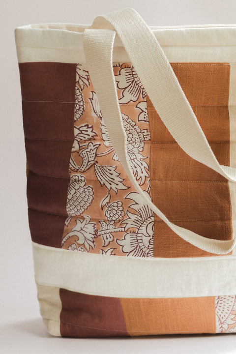 Patchwork Quilted Tote Bag – Karoo