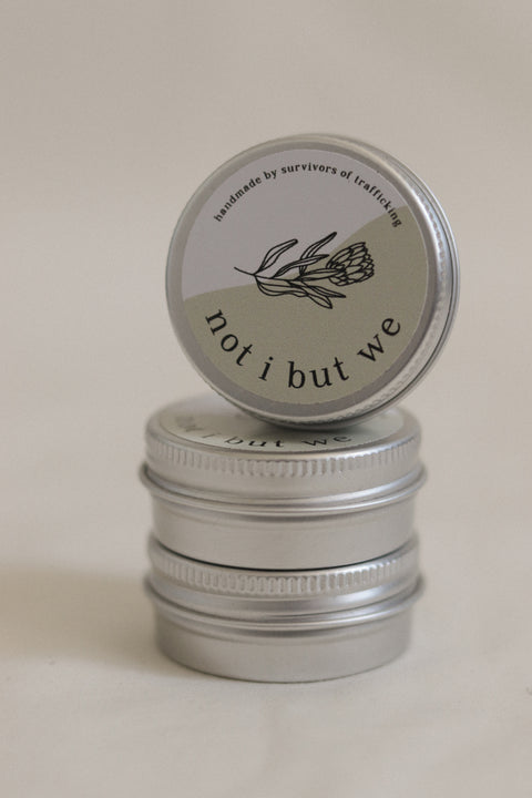 all natural lip balm in reusable tin