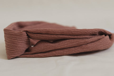 Textured Mauve Headband