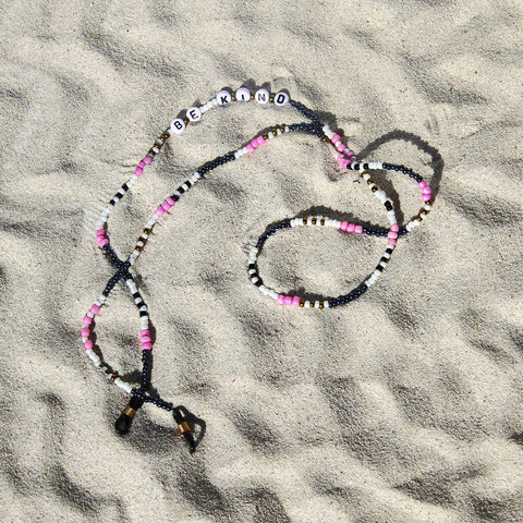 Black and Pink Sunny String for your sunglases