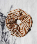 Zebra Scrunchy beige and brown