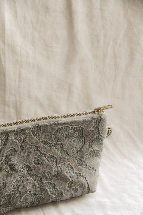 Cosmetic Bag | Oyster Velvet