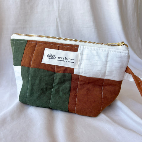 Quilted Cosmetic Pouch