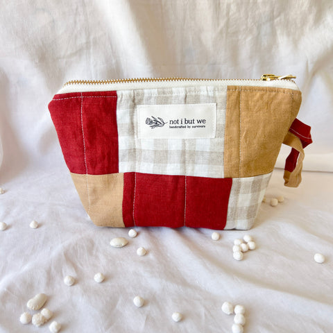 Quilted Cosmetic Pouch