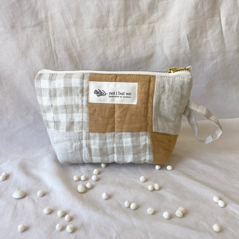 Quilted Cosmetic Pouch