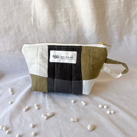 Quilted Cosmetic Pouch