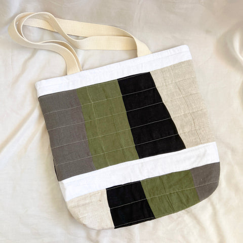 Patchwork Quilted Tote Bag