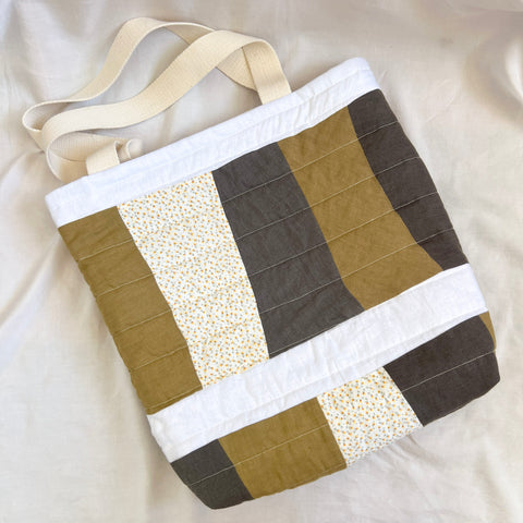 Patchwork Quilted Tote Bag