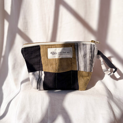 Patchwork Quilted Cosmetic Bag