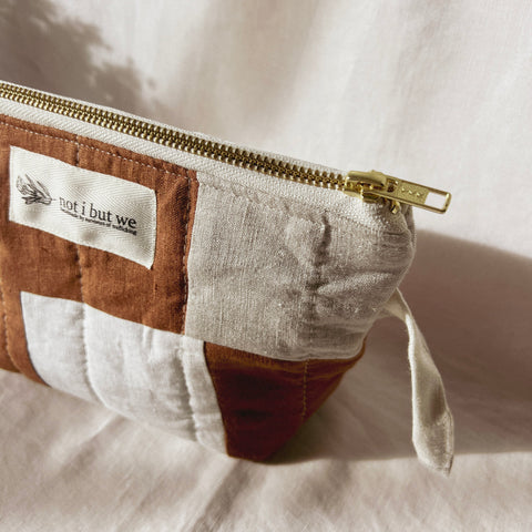 Quilted Cosmetic Pouch