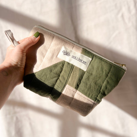 Quilted Cosmetic Pouch