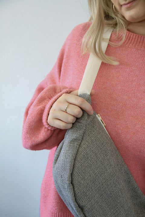 Crossbody Bag | Woven Ecru