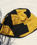 Upcycled Mustard Black Yellow Bucket Hat from Not I But We