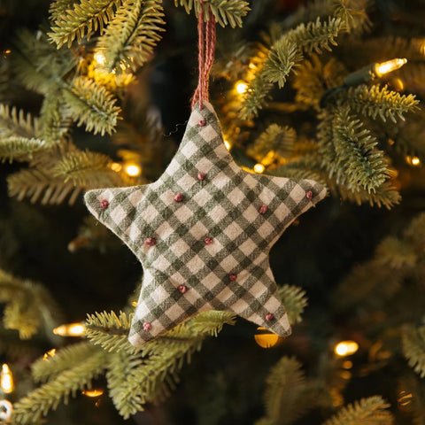 Quilted Star Ornament