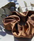 brown-satin-scrunchy