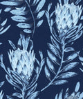 blue protea bowl cover fabric