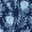 blue protea bowl cover fabric