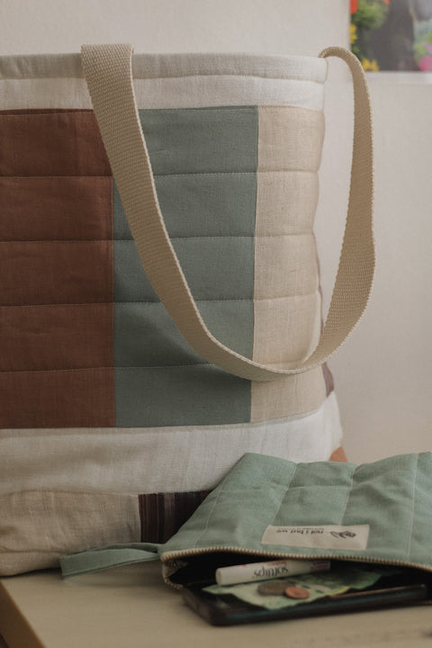 Upcycled Quilted Patchwork Tote Bags