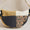 close up pistachio navy white and paisley patchwork bag