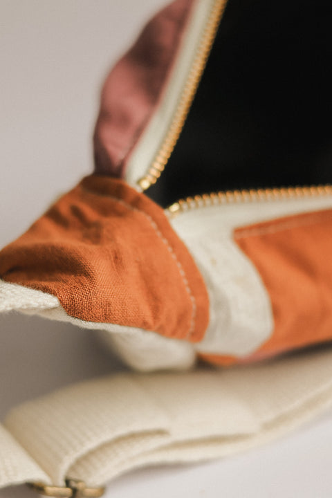 inside of crossbody bag