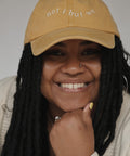 mustard wave baseball cap