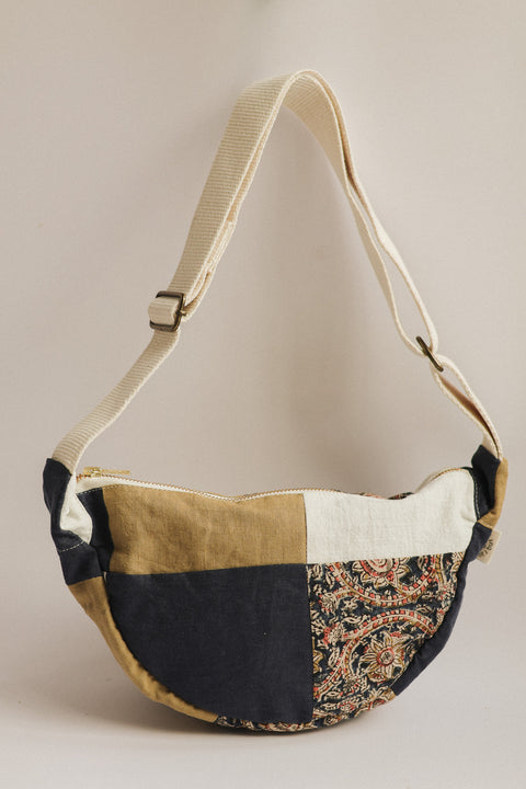 Upcycled Patchwork Moon Bags