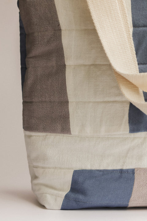Patchwork Quilted Tote Bag