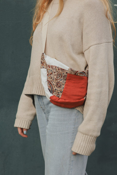 Upcycled Patchwork Crossbody Bag
