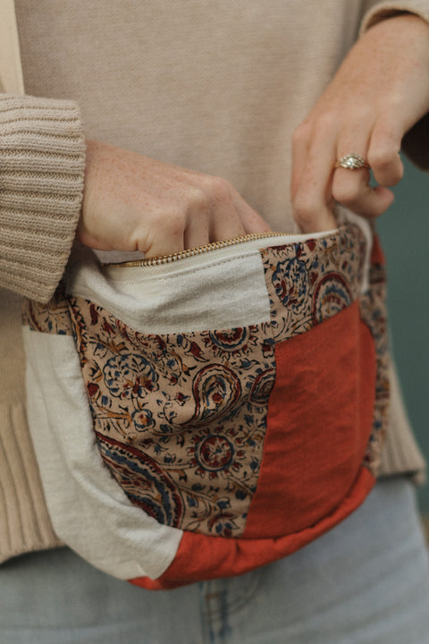 Upcycled Patchwork Crossbody Bag